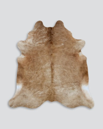 Floor Rug - Meadow Cowhide Natural Solid (Approx 160 x 210cm)
