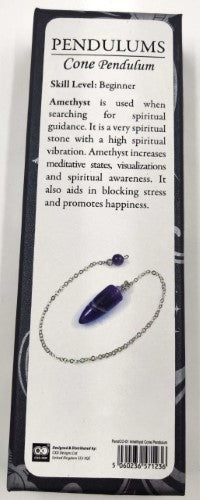 Pendulum - Amethyst Cone (Set of 2)