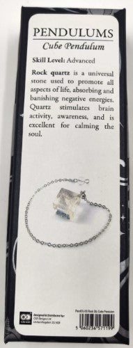 Pendulum - Clear Quartz Cube (Set of 2)