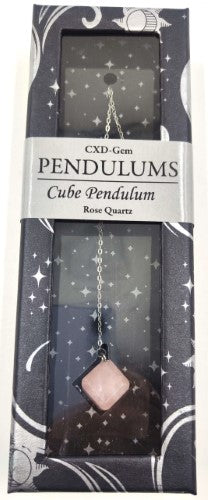Pendulum - Rose Quartz Cube (Set of 2)