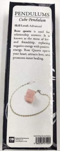 Pendulum - Rose Quartz Cube (Set of 2)