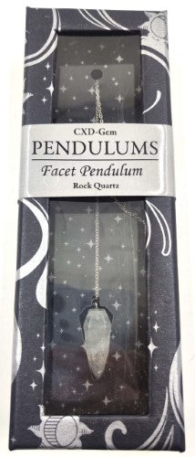 Pendulum - Clear Quartz Facet (Set of 2)