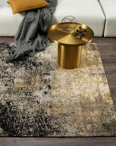 Floor Rug - Belgrave Maverick Navy/Gold (200 x 300cm) - OLLO