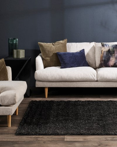 Floor Rug - Stirling Black Fleck (200 x 290cm) - OLLO