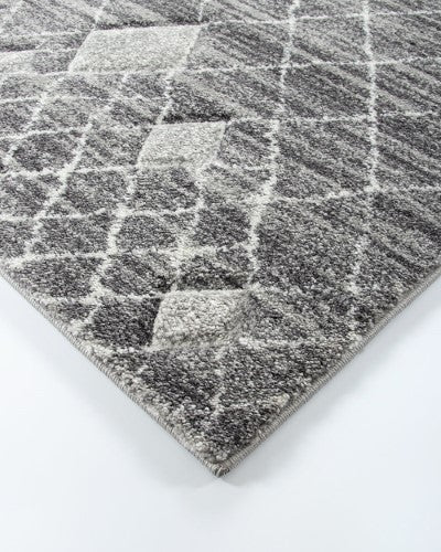 Floor Rug - Barcelona Sabrina Charcoal (160 x 230cm) - OLLO