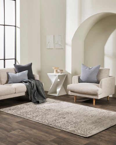 Floor Rug - Vincetti Eloise Silver (160 x 230cm) - OLLO