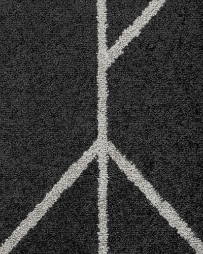 Floor Rug - Savannah Kingston Black (160 x 230cm) - OLLO