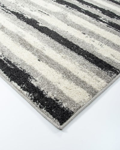 Floor Rug - Savannah Castillo Black (160 x 230cm) - OLLO