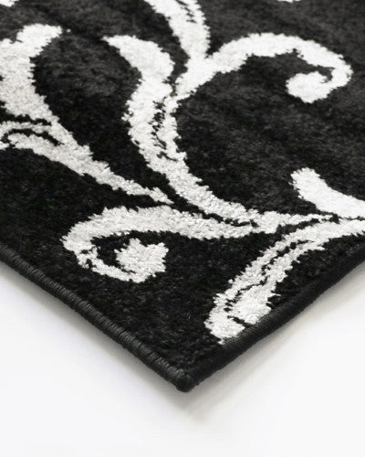 Floor Rug - Savannah Alyssa Black/Grey Multi (200 x 290cm) - OLLO