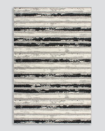 Floor Rug - Savannah Castillo Black (200 x 290cm) - OLLO
