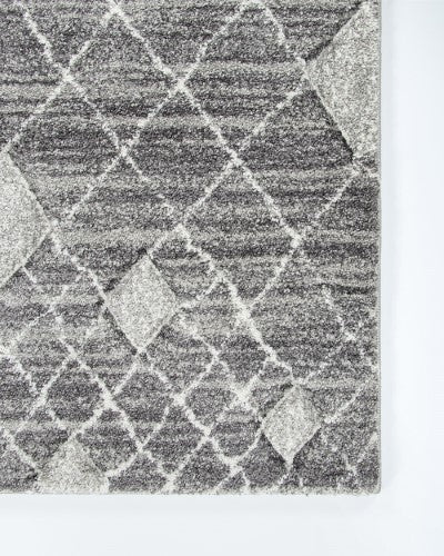 Floor Rug - Barcelona Sabrina Charcoal (200 x 290cm) - OLLO