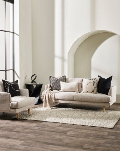 Floor Rug - Miranda Ivory (160 x 230cm) - OLLO