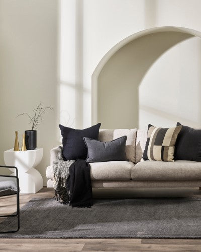 Floor Rug - Chevalier Charcoal (200 x 290cm) - OLLO