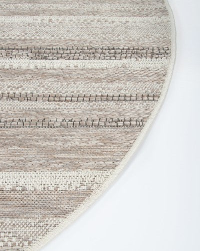 Floor Rug - Cape Cod St Ives Sand (195cm dia) - OLLO