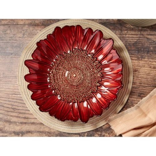 DRH Red Sunflower Bowl