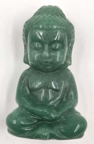 Figurine - Gemstone Buddha Green Aventurine (5cm)