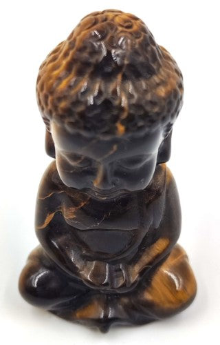 Figurine - Gemstone Buddha Tiger Eye (5cm)