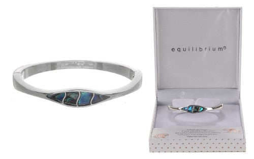 Equilibrium Modern Bangle - Paua Shell