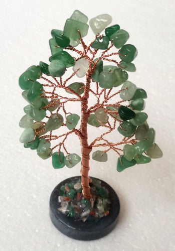 Aventurine Tree - Agate Base (14cm)