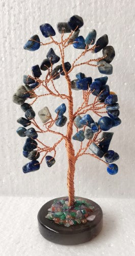 Lapis Lazuli Tree - Agate Base (14cm)