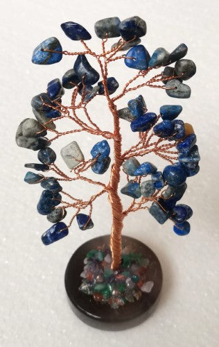 Lapis Lazuli Tree - Agate Base (14cm)