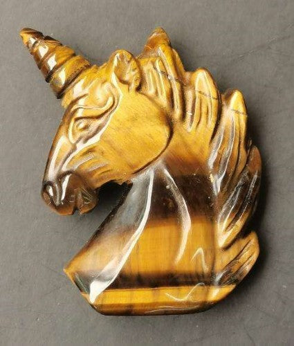 Ornament - Tiger Eye Unicorn (4.8CM)