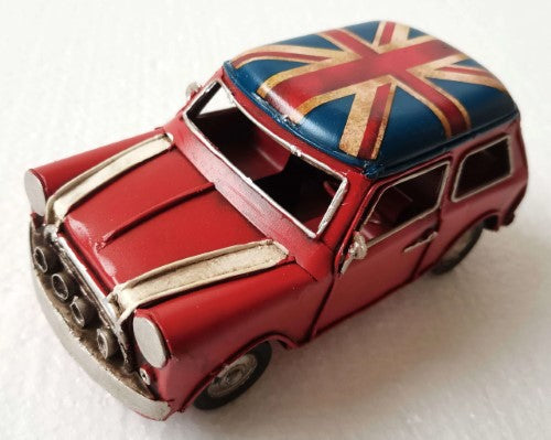 Ornament - Retro Mini Cooper Red (15cm)