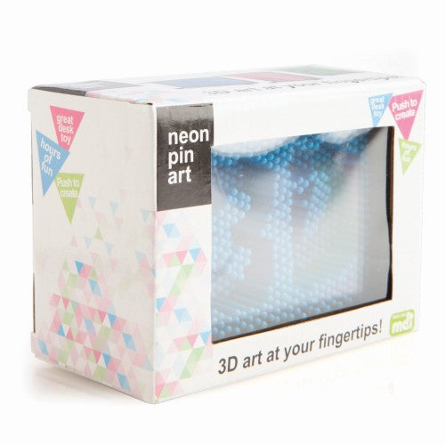 Pin Art - Blue Neon (13cm)