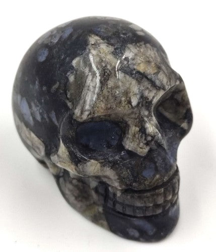 Figurine - Gemstone Skull Rhyolite Large (4cm)