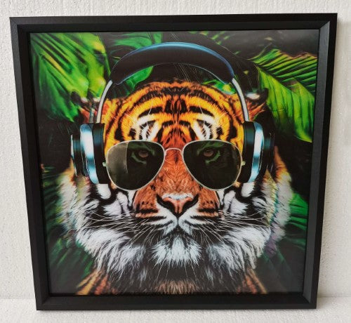 3D Art - Cool Tiger (40 x 40CM)
