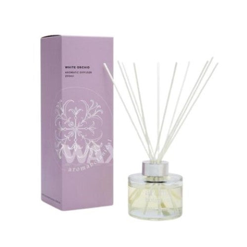 Aromabotanicals - 200ml Reed Diffuser -White Orchid