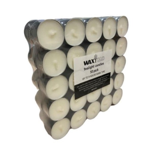 Waxglo - 9hr Tealight Candles -Bag of 50
