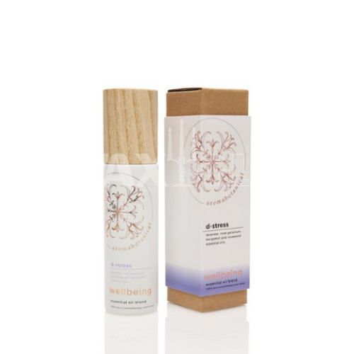 Aromabotanicals - Wellbeing Opaque White Glass 100ml Rooms