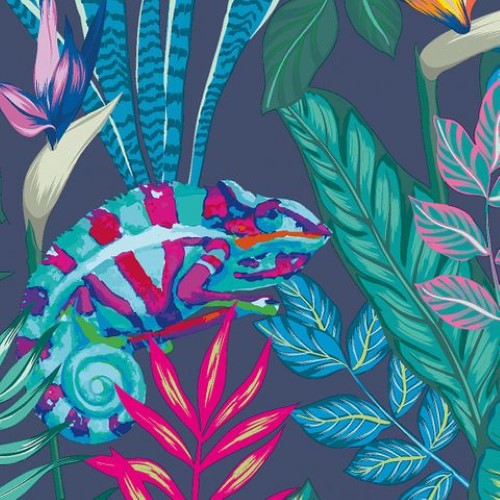 Cocktail Napkin -Chameleon