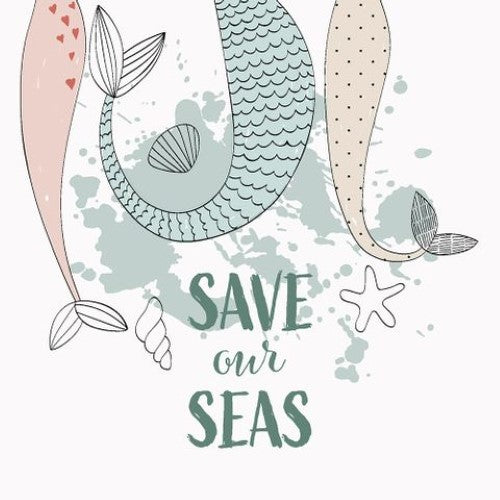 Luncheon Napkin -Save Our Seas
