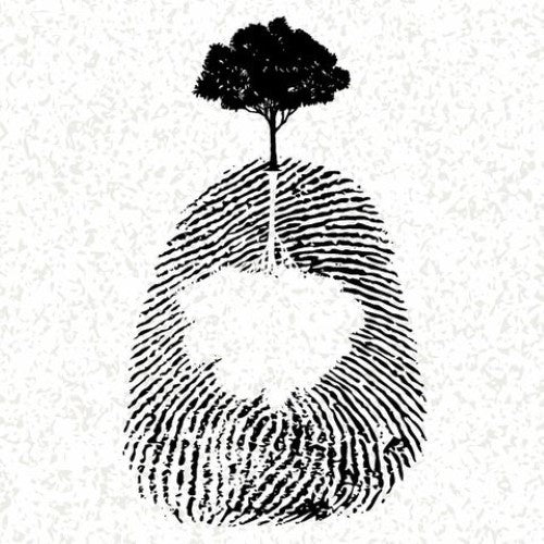 Cocktail Napkin -Earth