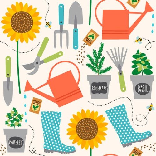 Cocktail Napkin -Gardening