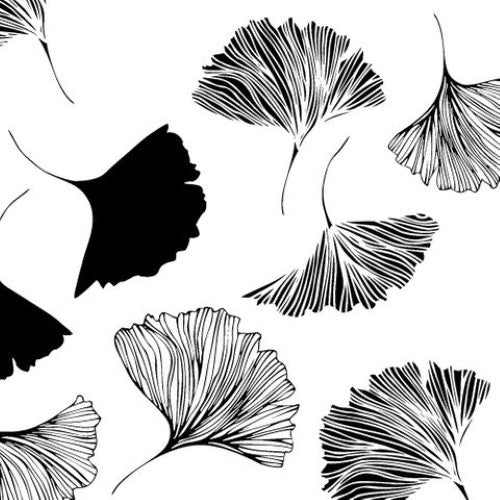 Cocktail Napkin -Ginkgo