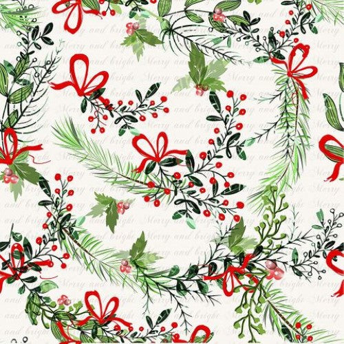 Luncheon Napkin - Merry Bright