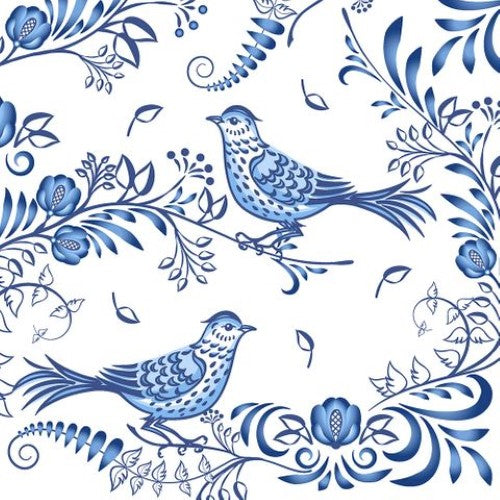 Luncheon Napkin - Porcelain Bird
