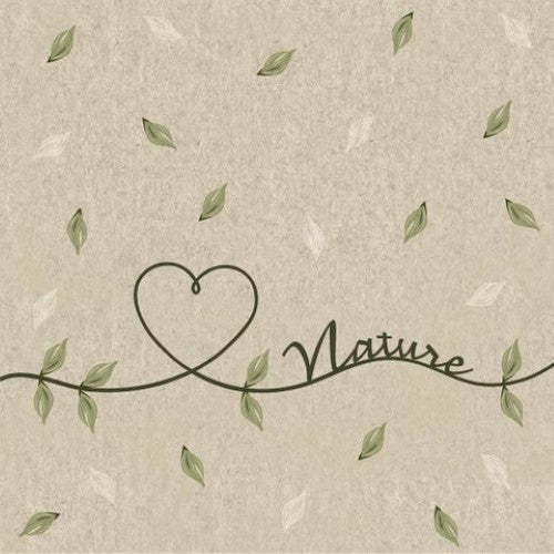 Cocktail Napkin -Naturals Love of Nature