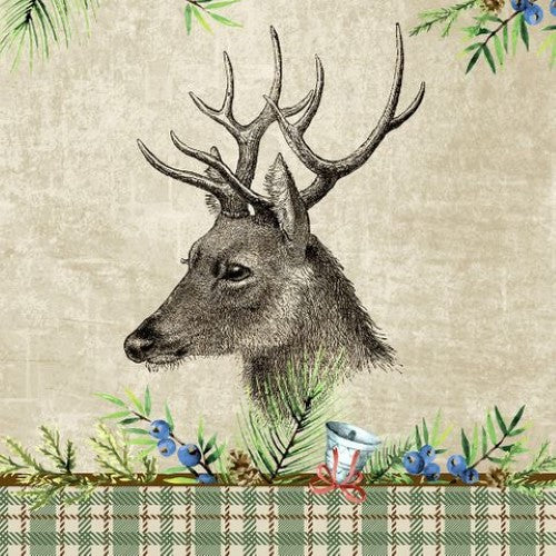 Cocktail Napkin - Deer