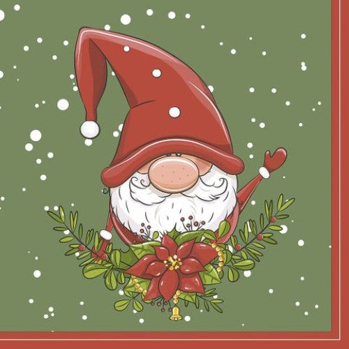 Luncheon Napkin - Tomte