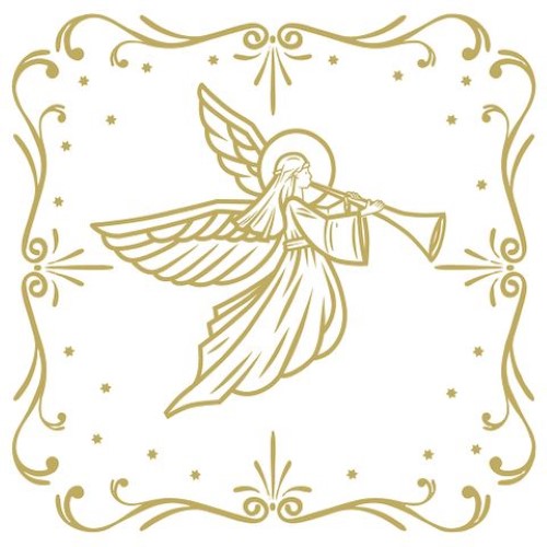 Luncheon Napkin - Moments Angel Deco