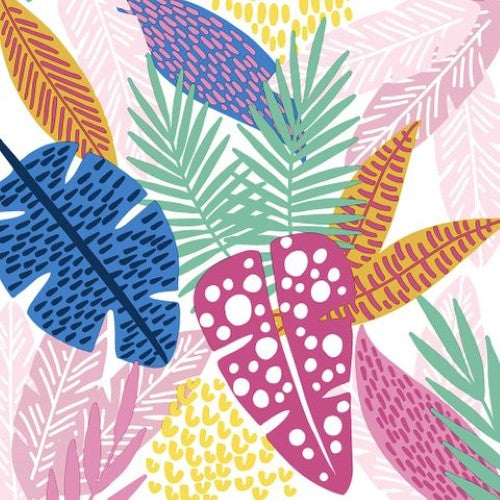 Cocktail Napkin -Wild Leaves