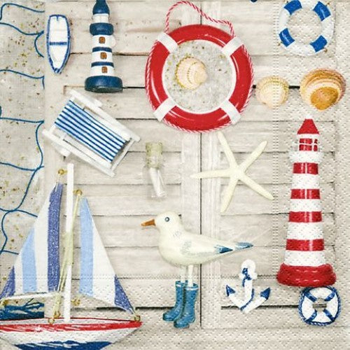 Luncheon Napkin -Souvenirs