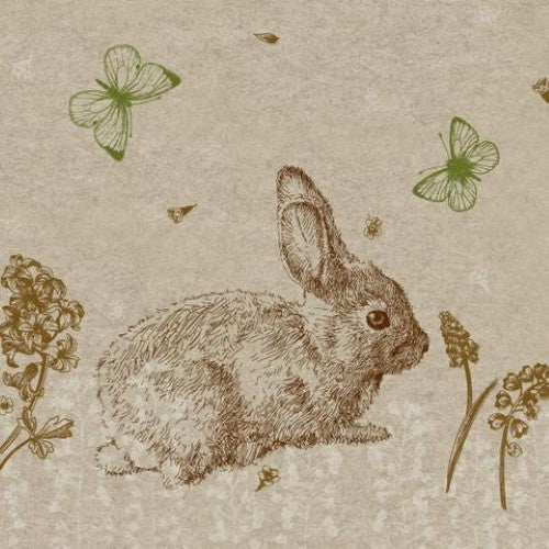 Luncheon Napkin - Cute Bunny