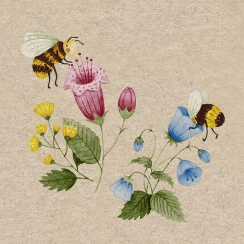 Luncheon Napkin - Bee Flowerful