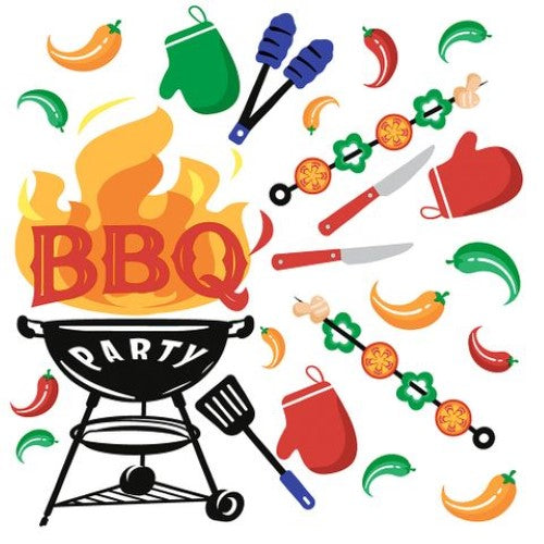 Luncheon Napkin - Bbq Mix