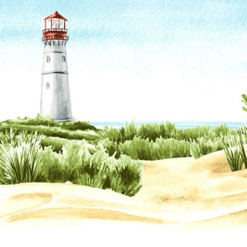 Luncheon Napkin - Beach Lighthouse